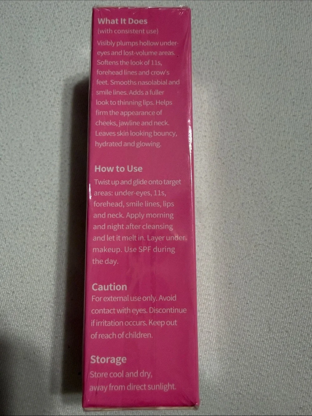 New sealed PDRN Pink Collagen Volume Balm — Pink